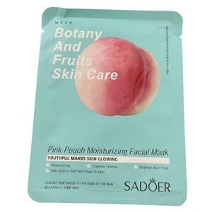 Sadoer (3) Pink Peach Hydrating Facial Masks Botany and Fruits Skin Care